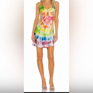 DANNIJO  tie dye heart minidress. Small